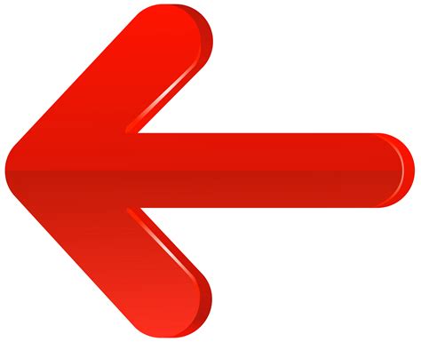 Red Arrow Clip art - left arrow png download - 6148*4999 - Free ...