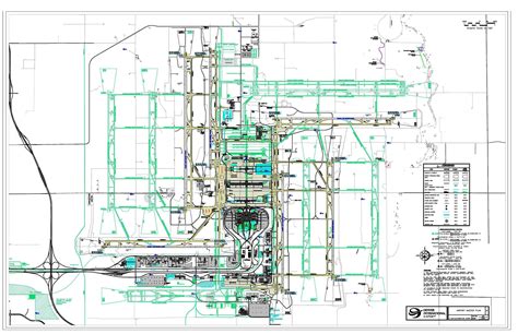 Denver International Airport layout plan [2978x1927] : MapPorn