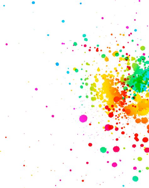 Rainbow Paint Splatter Png Free Transparent Clipart Clipartkey | Images and Photos finder
