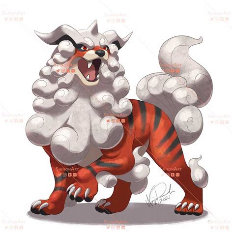 Hisuian Arcanine by ShadeofShinon on DeviantArt