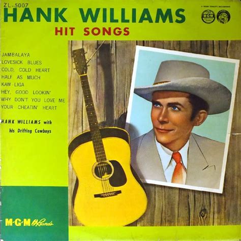 Hank Williams | Hit songs, Hank williams, Songs