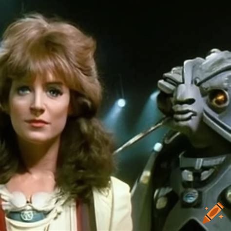 Scene from 1980s doctor who and robotech dark crystal crossover on Craiyon