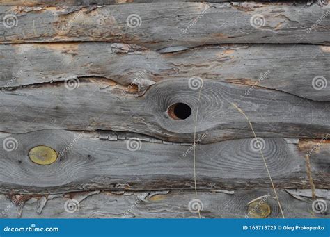 Wooden Planed Wood Texture on a House Wall Stock Image - Image of close ...