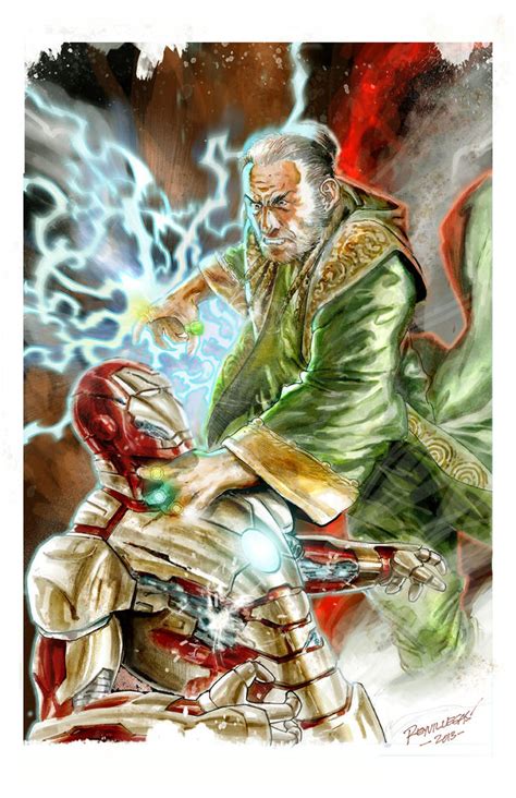 Ironman Vs. The Mandarin by Reybronx on DeviantArt