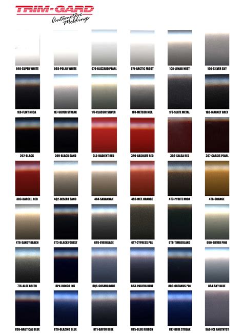 Toyota Interior Colors Chart 2021: An Overview Of The Latest Color ...