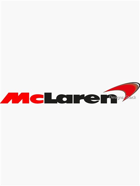 "McLaren racing logo" Sticker for Sale by coocats | Redbubble