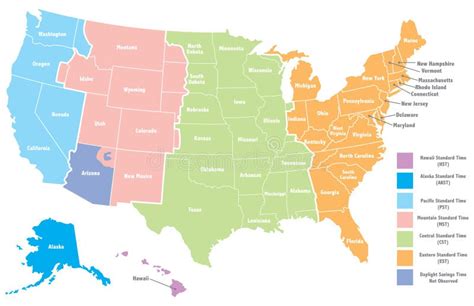 Eastern Time Zone Map Georgia - United States Map