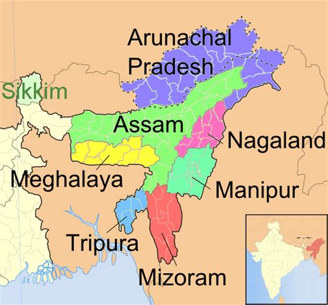 Nagaland World Map