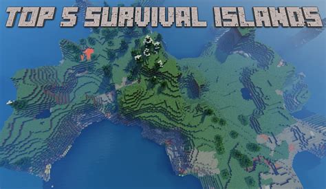 Top 5 Survival Island Minecraft Seeds 1.9.4, 1.9, 1.8.9, 1.7.10 - YouTube