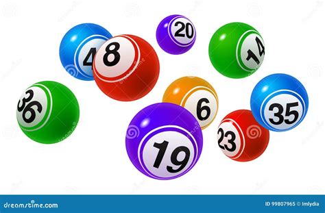 Vector Bingo / Lottery Number Balls Set Stock Vector - Illustration of lottery, number: 99807965