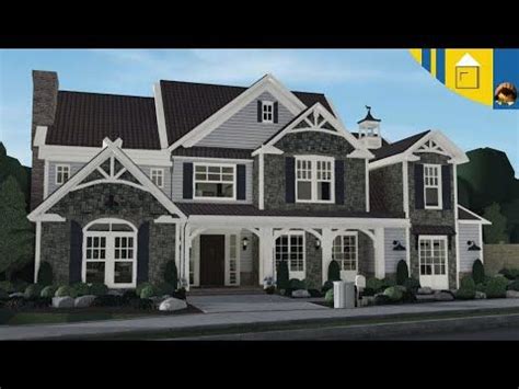 Bloxburg speedbuild: Chic Family Suburban | Part one | Modern suburban ...