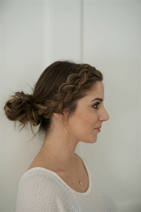 Beauty // Messy Braided Bun Tutorial - Lauren McBride