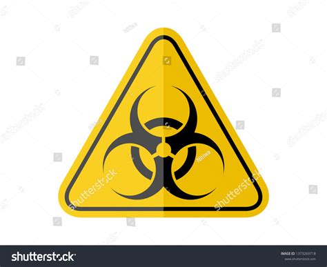 Isolated Biological Hazards Symbols On Yellow Stock Vector (Royalty Free) 1373269718 | Shutterstock