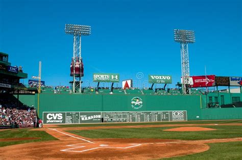 Green Monster, Fenway Park, Boston, MA. Editorial Photo - Image of ...