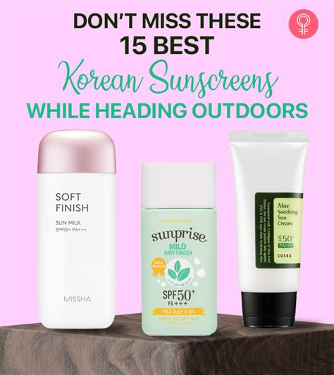 15 Best Korean Sunscreens That Suit Every Skin Type – 2023