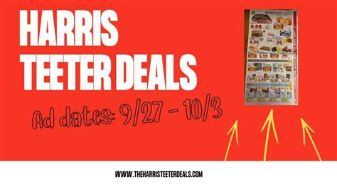 The Harris Teeter Deals - Bringing you new deals at Harris Teeter everyday!