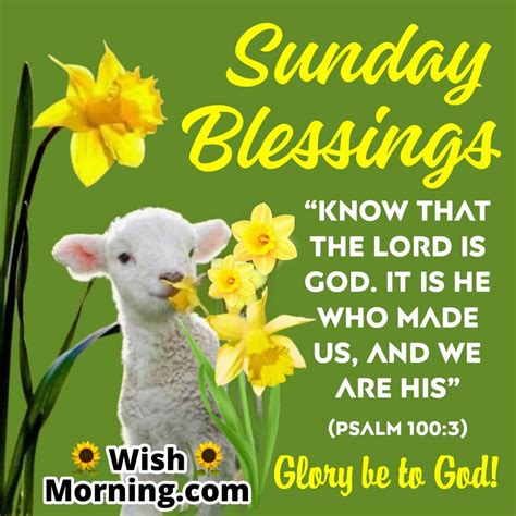 Sunday Blessings Images - Wish Morning