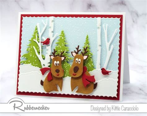 A Playful Reindeer Card!