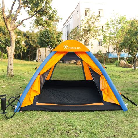 4 person inflatable camping tent pop up waterproof for Beach,Camp ...