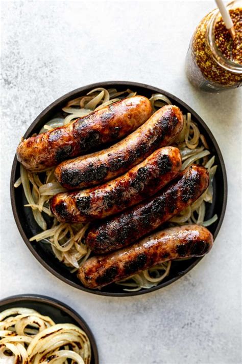 The BEST Grilled Wisconsin Beer Brats Recipe - Plays Well With Butter