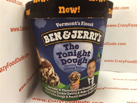 Crazy Food Dude: Review: Ben & Jerry's The Tonight Dough Ice Cream