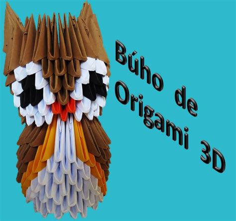 Búho de Origami 3D