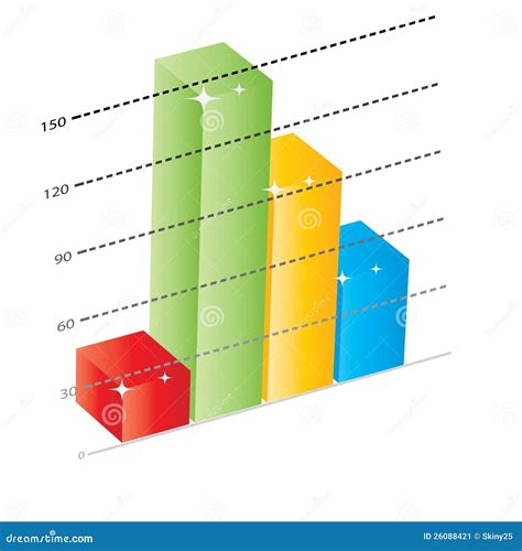 Business growth chart stock vector. Illustration of bright - 26088421