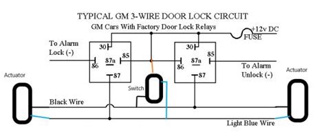 Power door lock wiring