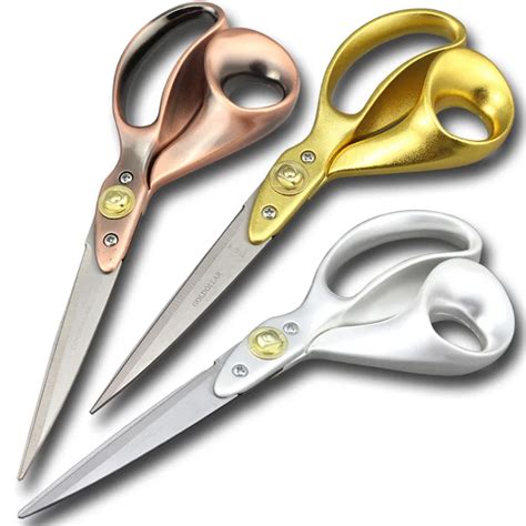 1Pcs 9" Professional Sewing Scissors Tailor Scissors For Fabric Cutting Exquisite Steel ...