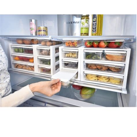 Withmolly Kitchen Refrigerator Organizer, Fridge and Freezer Storage ...