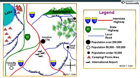 Secondary Map Skills: Compass Rose Reteaching - YouTube