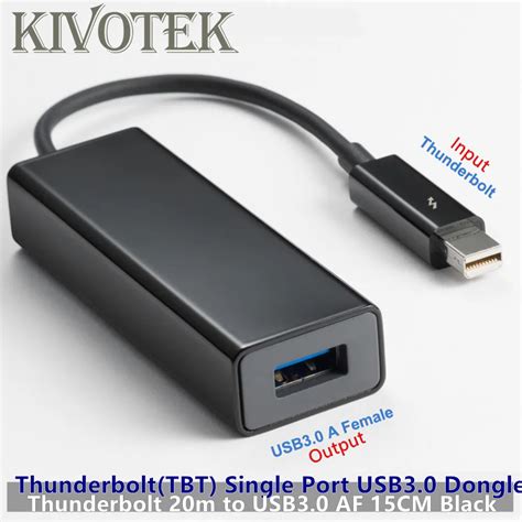 Aliexpress.com : Buy Hot Thunderbolt2 to USB3.0 Adapter Cable 15cm TBT 20M Single Port USB3.0A ...