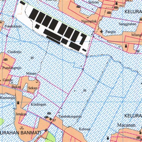 Sukoharjo (1408-341) map by Badan Informasi Geospasial - Avenza Maps | Avenza Maps