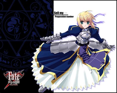 Saber ( Fate/Stay Night ) - Fate Stay Night Wallpaper (24684515) - Fanpop