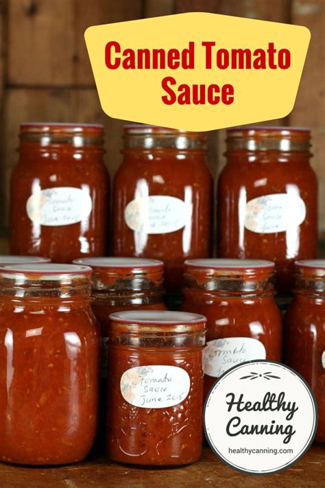 Canning plain tomato sauce | Recipe | Canning recipes, Pressure canning ...