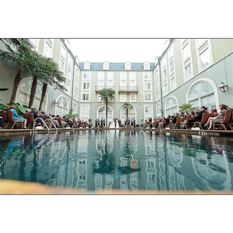 Bourbon Orleans Hotel Poolside | Southern Bride