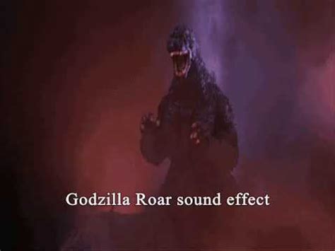 Godzilla Roar sound effect - YouTube