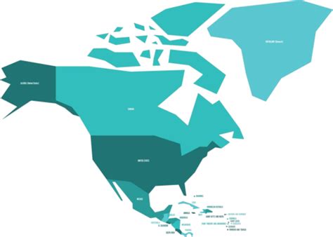 North America Political Map Stock Illustration Illust - vrogue.co