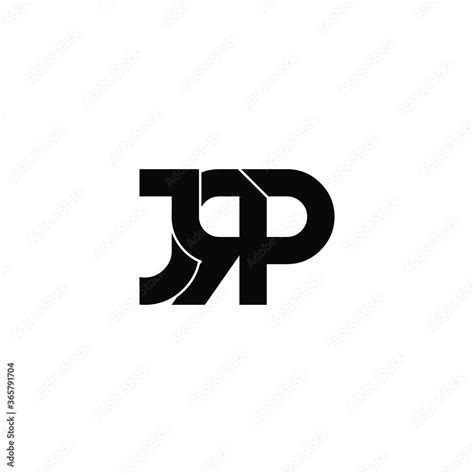 jrp letter original monogram logo design Stock Vector | Adobe Stock