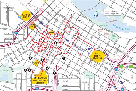 Downtown Minneapolis Hotel Map