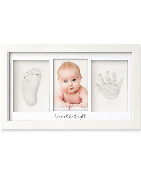 KeaBabies Duo Baby Hand and Footprint Kit, Baby Handprint Kit, Newborn Photo Frame, Baby ...