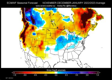 *Winter 2022/2023 Snowfall Predictions* The Jet Stream shift from the cold La Nina is forecast ...