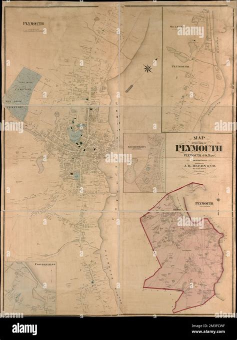 Map of the town of Plymouth : Plymouth Co. Mass. : from actual surveys ...