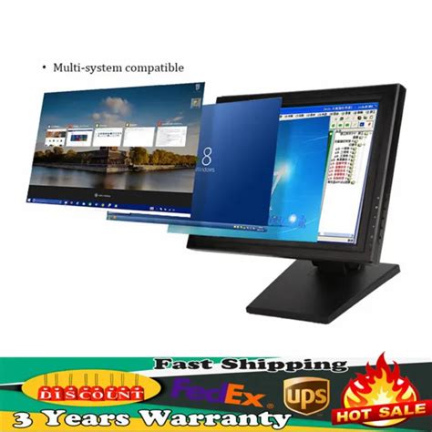15& TOUCH SCREEN Monitor LCD VGA TouchScreen Monitor Retail Kiosk ...