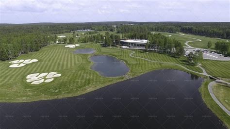 Golf Course Aerial View - Stock Photos | Motion Array