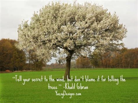 Tell your secret to the wind, but don’t blame it for telling the trees|YazsyDesigns.com | Free ...