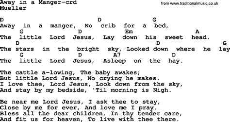 Away In The Manger Lyrics Printable