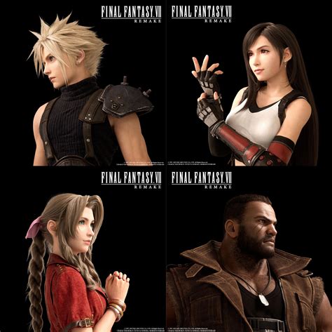 Final Fantasy VII Remake Character visuals (4k) : r/FinalFantasy