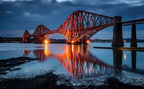 #Bridges Forth Bridge #Bridge #Reflection #Scotland #1080P #wallpaper # ...