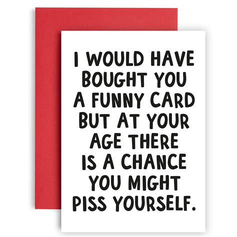 I would have got you a funny birthday card - funny birthday cards for men - happy birthday card ...